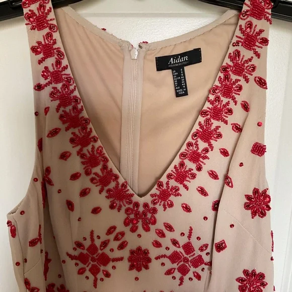 Aidan by Aidan Mattox Beaded Cocktail Dress - Picture 3 of 5